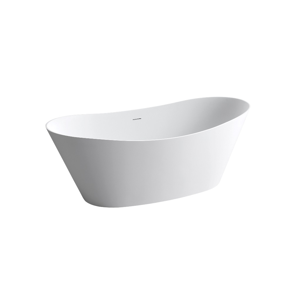 Ванна из искусственного камня Vincea Solid Surface 170х78 Белый матовый