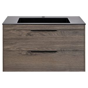 Тумба подвесная Vincea Chiara 2D 80 Дуб темный